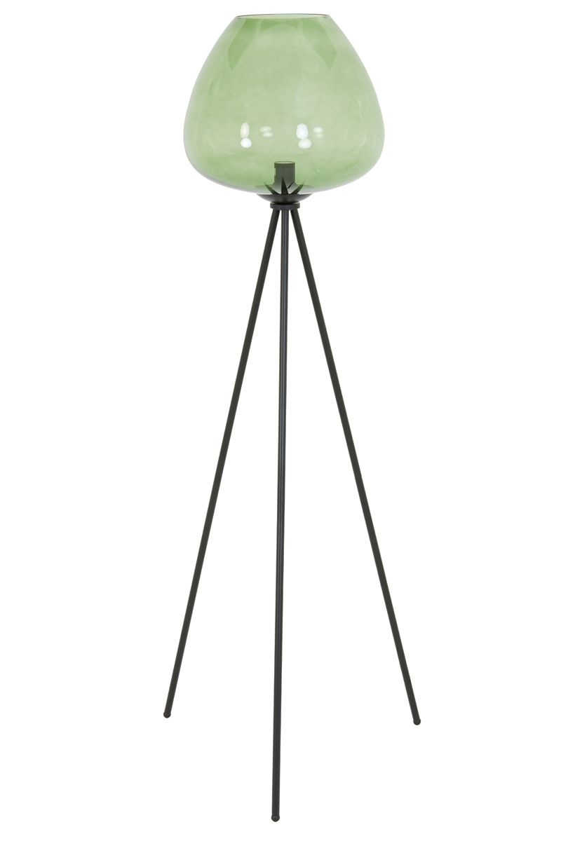 Floor lamp Ø42x146 cm MAYSON glass green+matt black