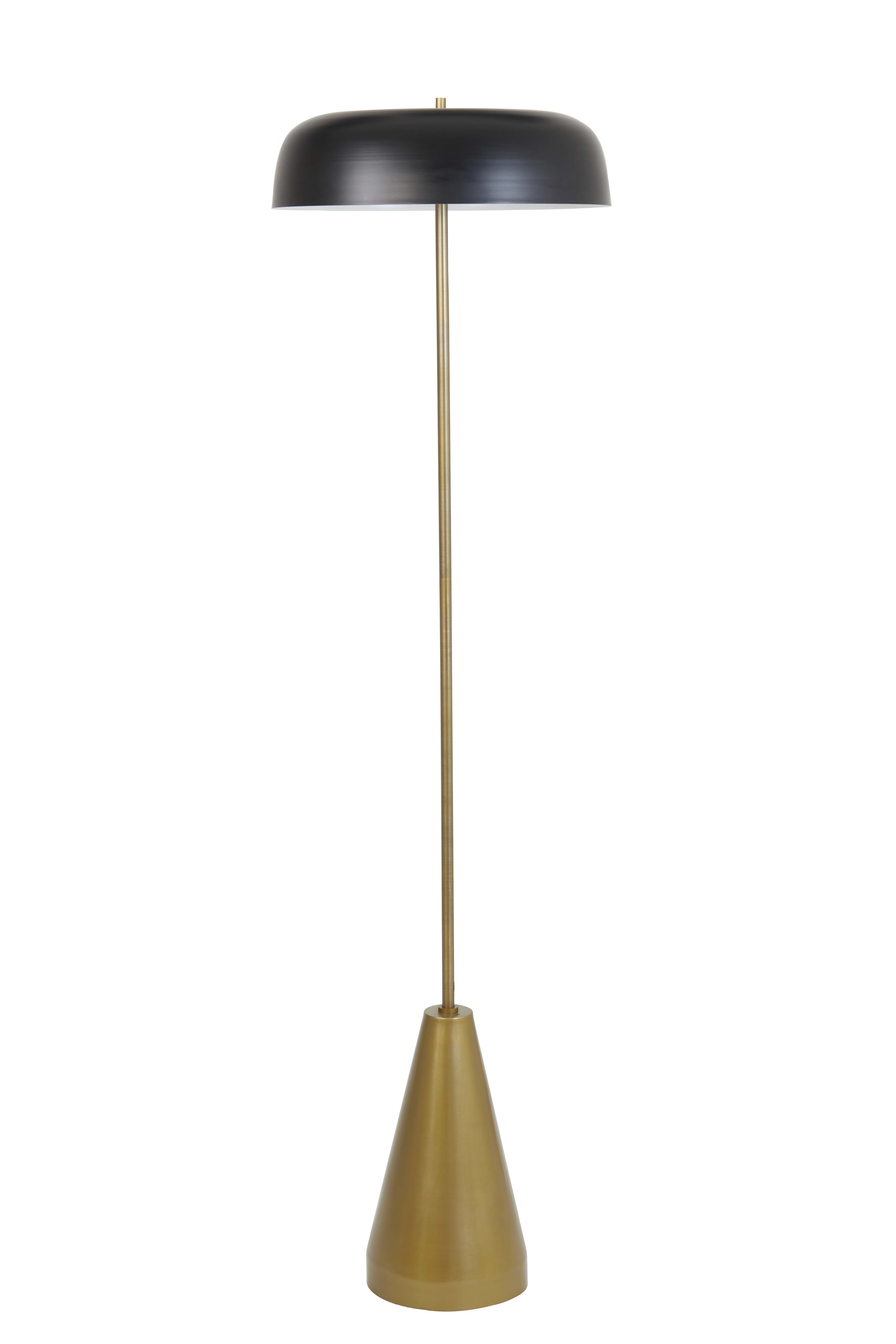 Floor lamp Ø40x150 cm LANDO black+antique bronze