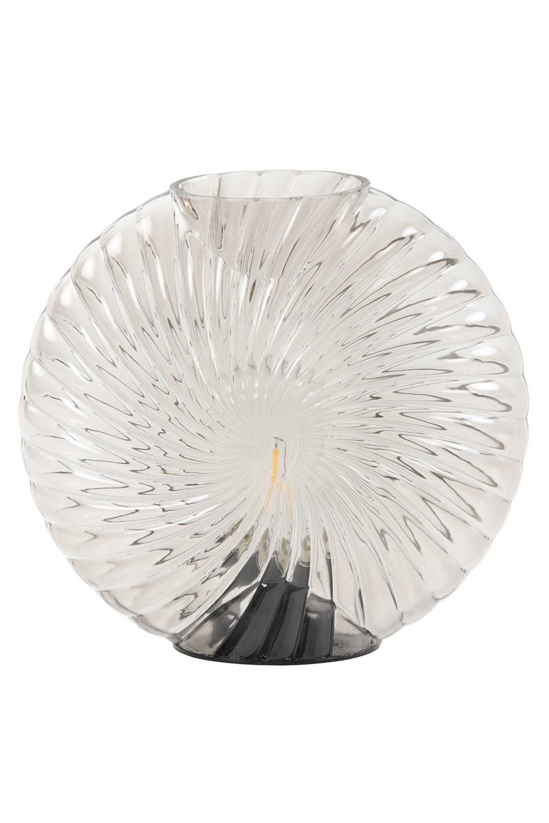 Table lamp LED 20x9x20 cm MILADO glass sand