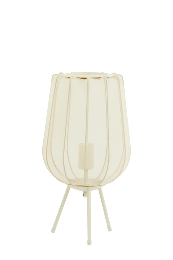 Table lamp Ø25x45 cm PLUMERIA sand