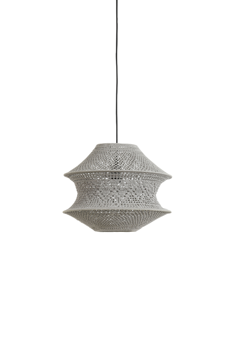Shade hanging Ø40x27 cm TARIDA dark taupe