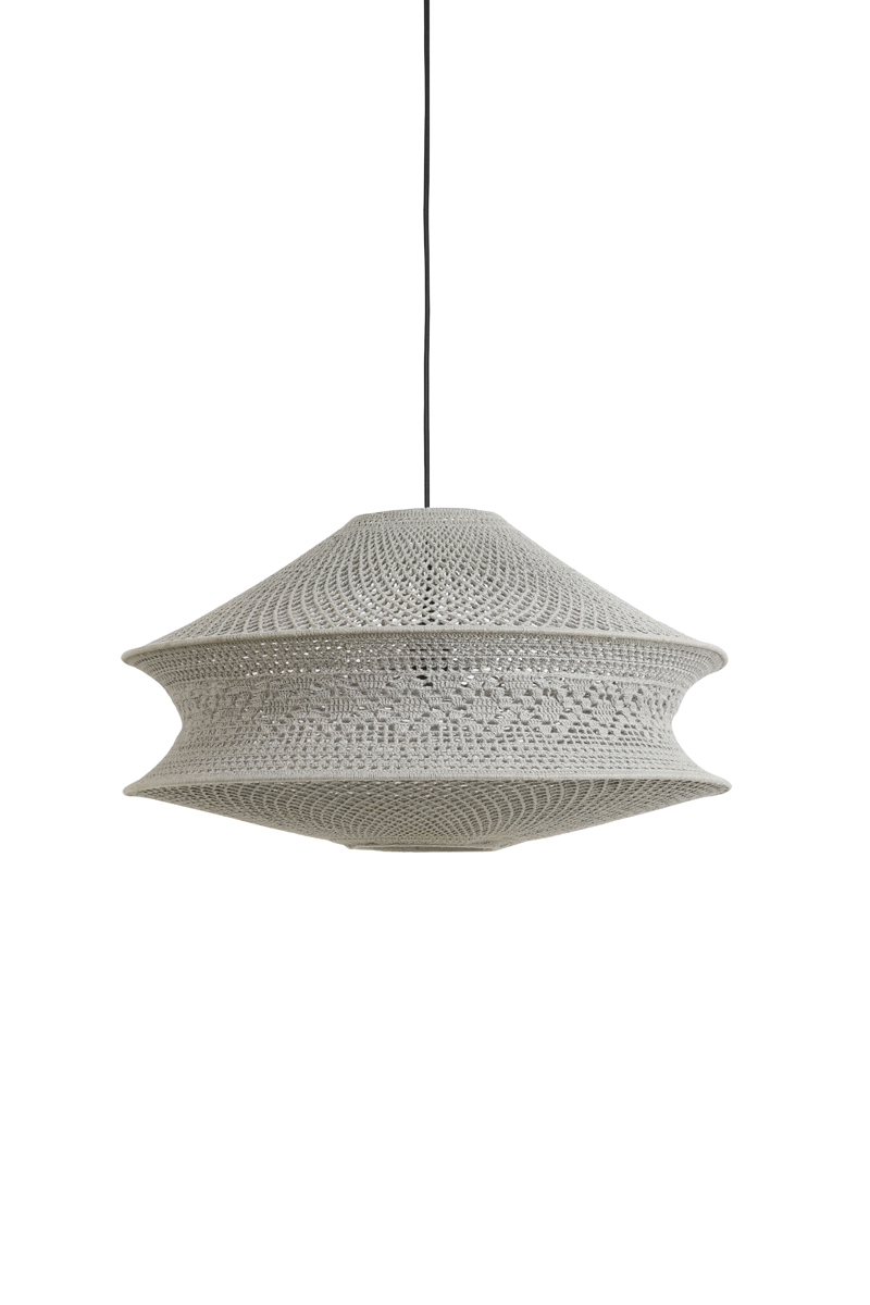 Shade hanging Ø60x37 cm TARIDA dark taupe