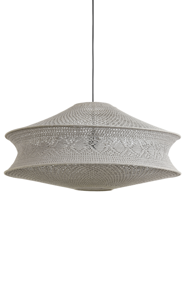 Shade hanging Ø80x42 cm TARIDA dark taupe