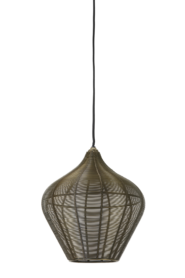 Hanging lamp Ø27x29,5 cm ALVARO antique bronze