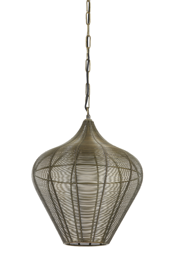 Hanging lamp Ø36x40 cm ALVARO antique bronze