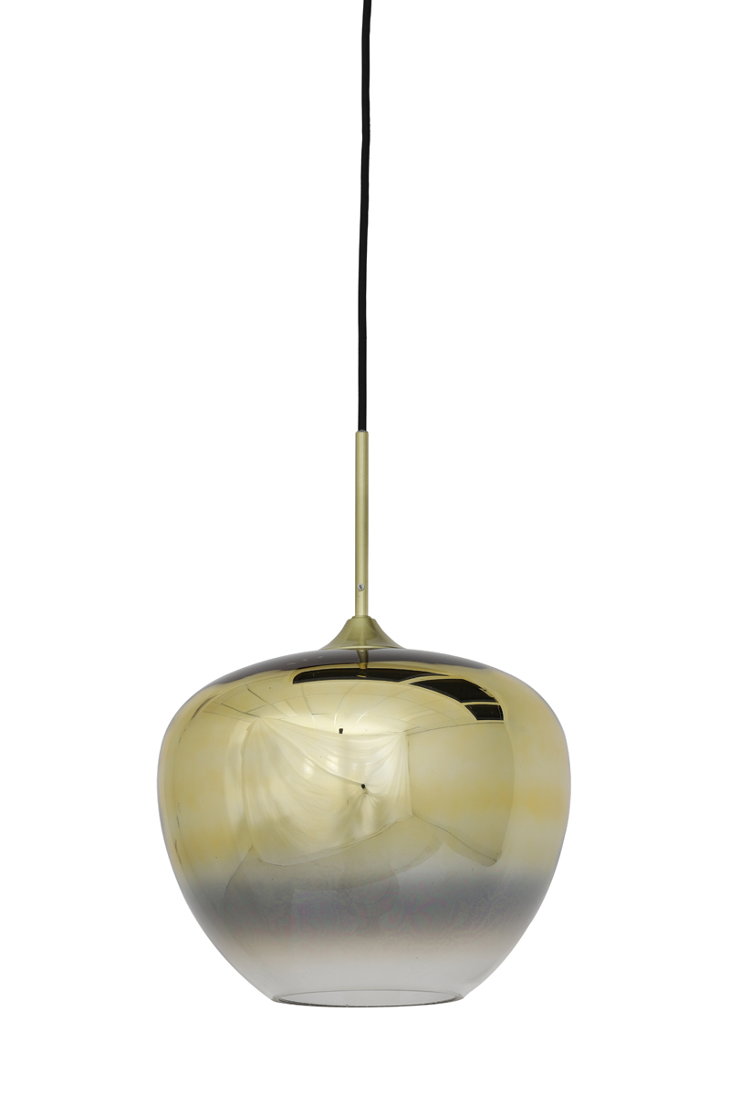 Hanging lamp Ø30x25 cm MAYSON glass gold-clear+gold