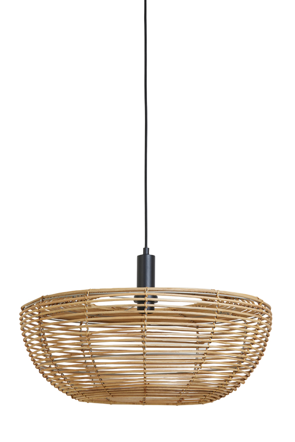 Hanging lamp Ø60x25 cm MILAN rattan natural