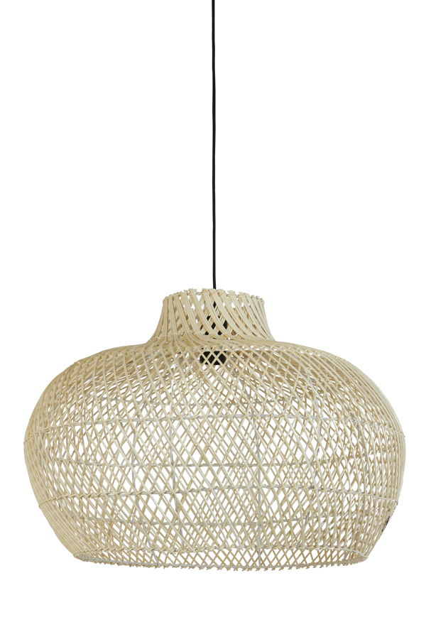 Hanging lamp Ø60x43 cm CHARITA rattan natural