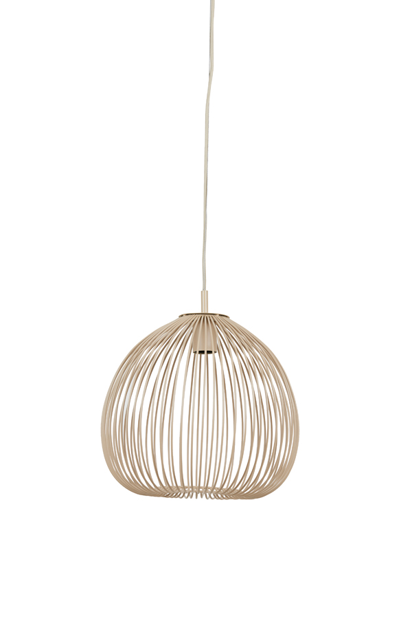 Hanging lamp Ø34x35 cm RILANA matt beige