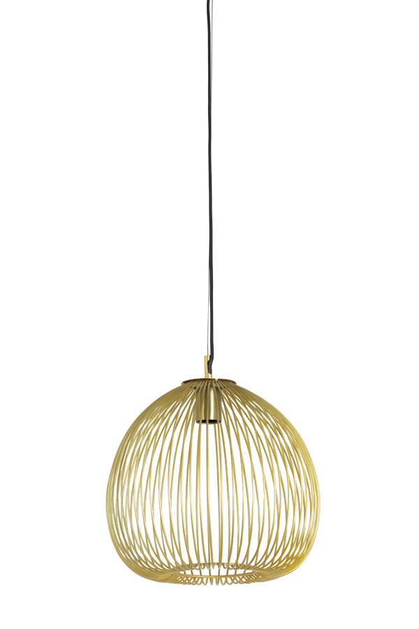 Hanging lamp Ø34x35 cm RILANA light gold