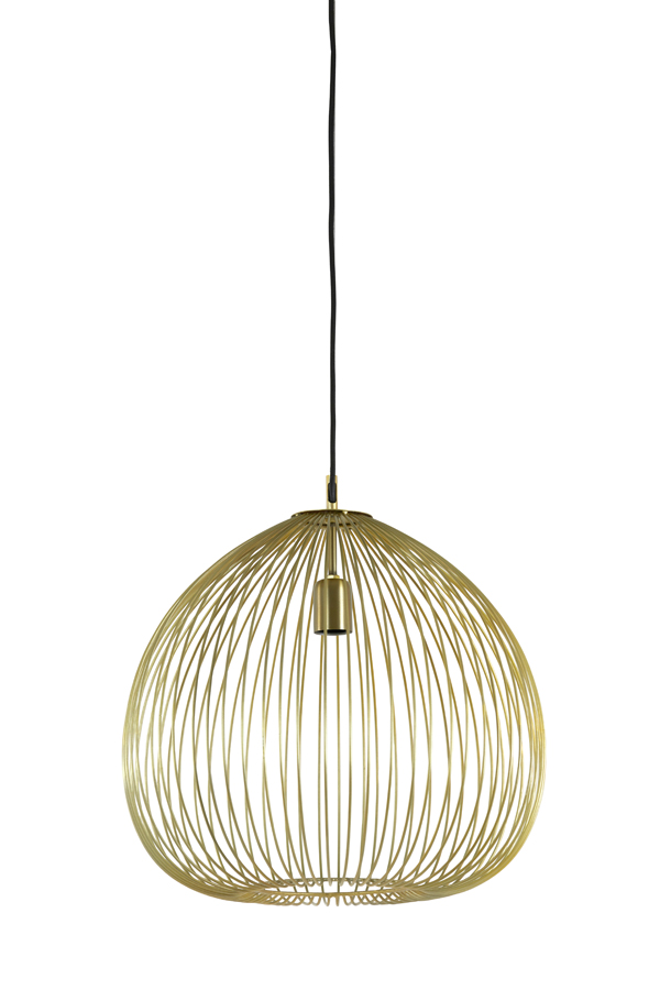 Hanging lamp Ø45x45 cm RILANA light gold