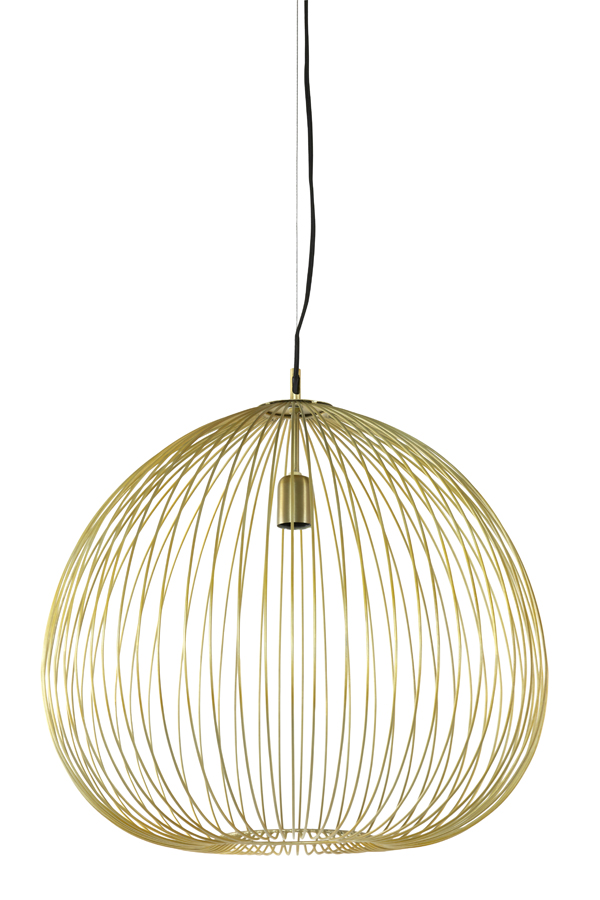 Hanging lamp Ø56x55 cm RILANA light gold