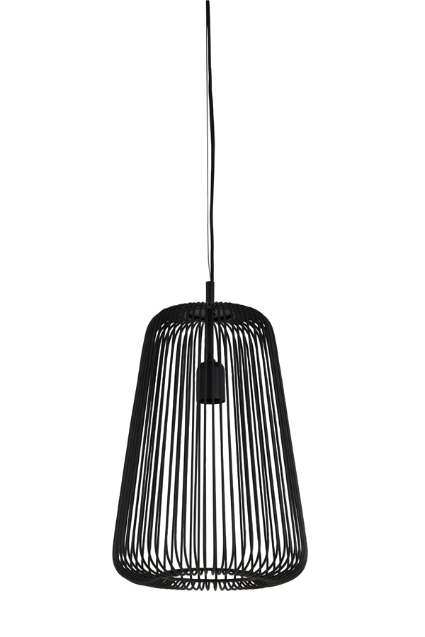 Hanging lamp Ø27x45 cm RILANU matt black
