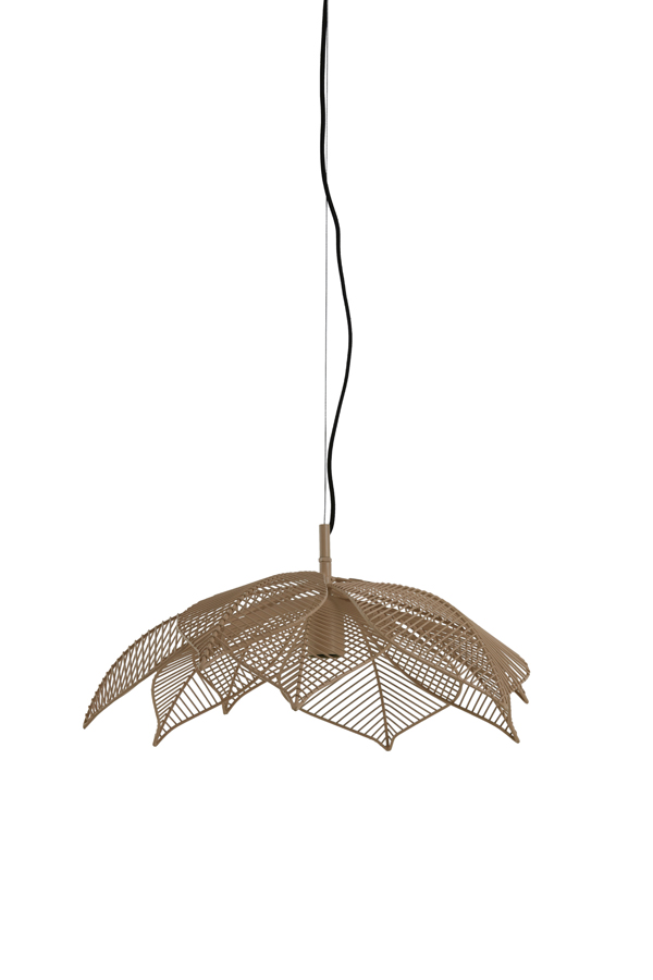 Hanging lamp Ø54x24,5 cm PAVAS matt beige