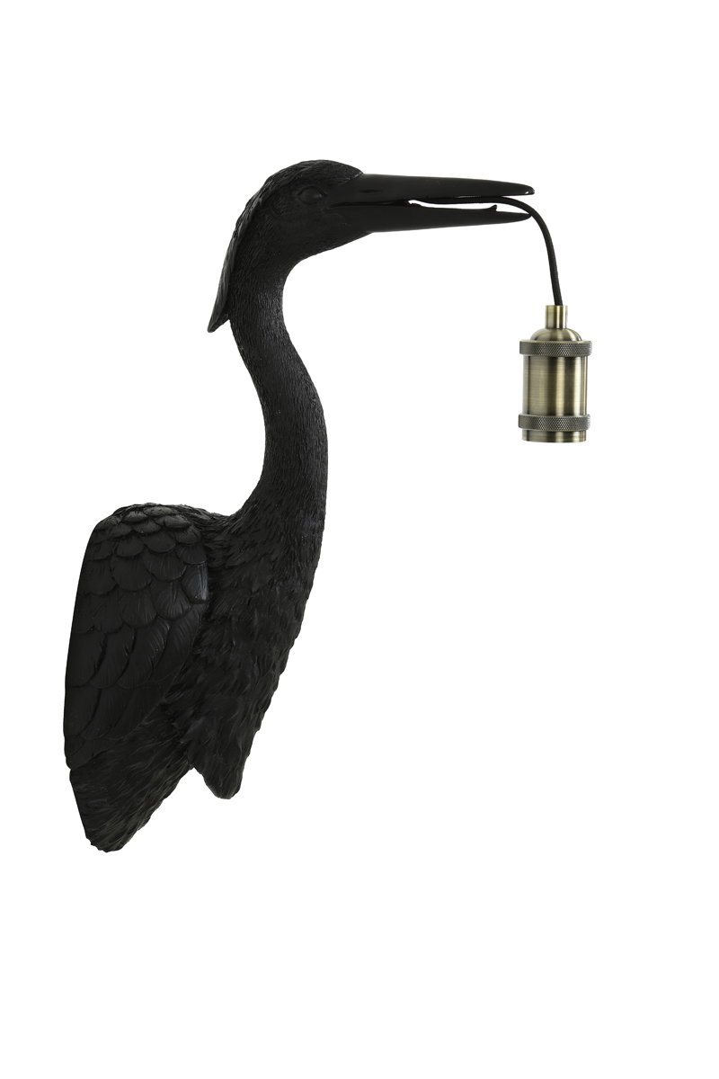 Wall lamp 29,5x16x48 cm CRANE matt black