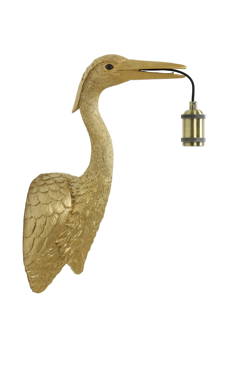 Wall lamp 29,5x16x48 cm CRANE gold