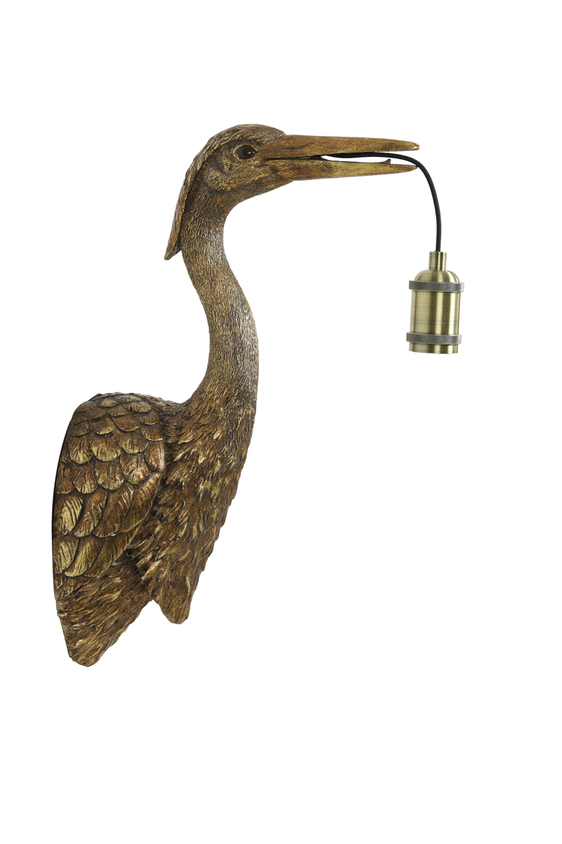 Wall lamp 29,5x16x48 cm CRANE antique bronze