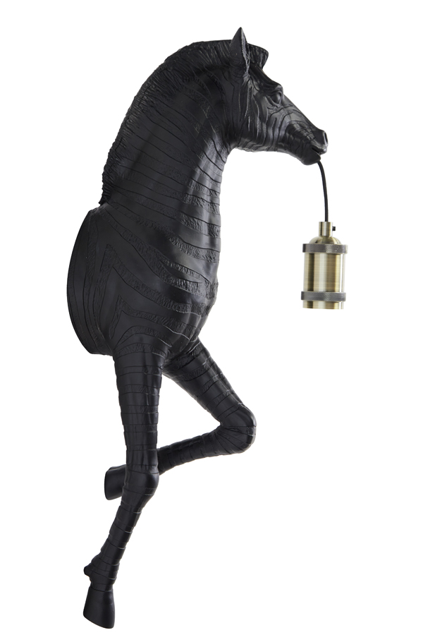 Wall lamp 23,5x16x60 cm ZEBRA matt black