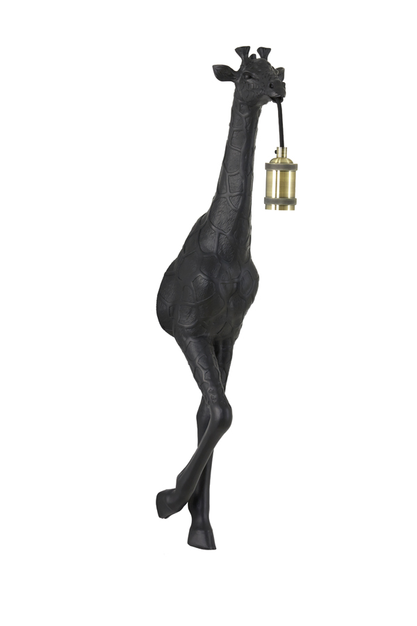 Wall lamp 24,5x12x75 cm GIRAFFE matt black