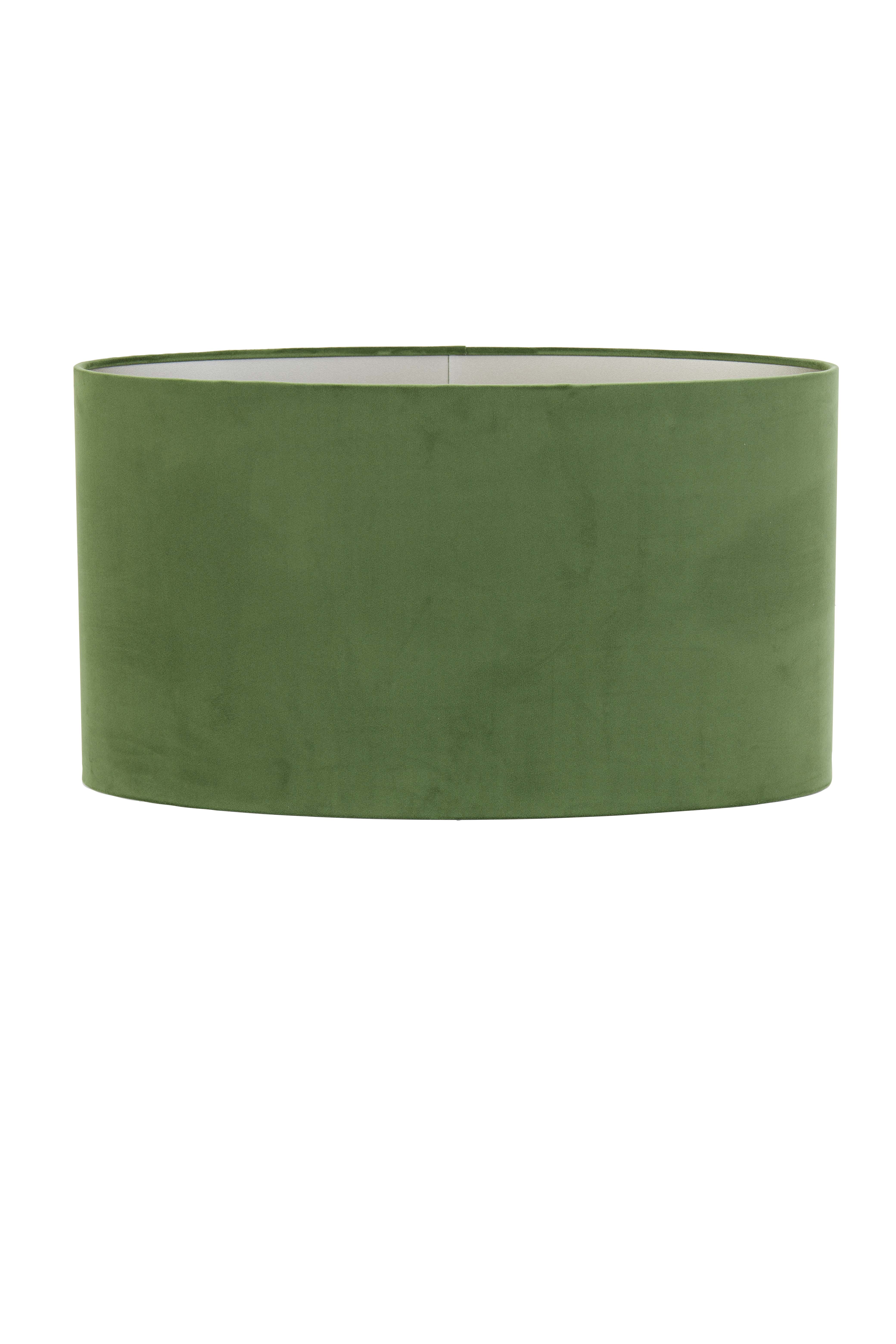 Shade oval straight slim 45-21-32 cm VELOURS dusty green