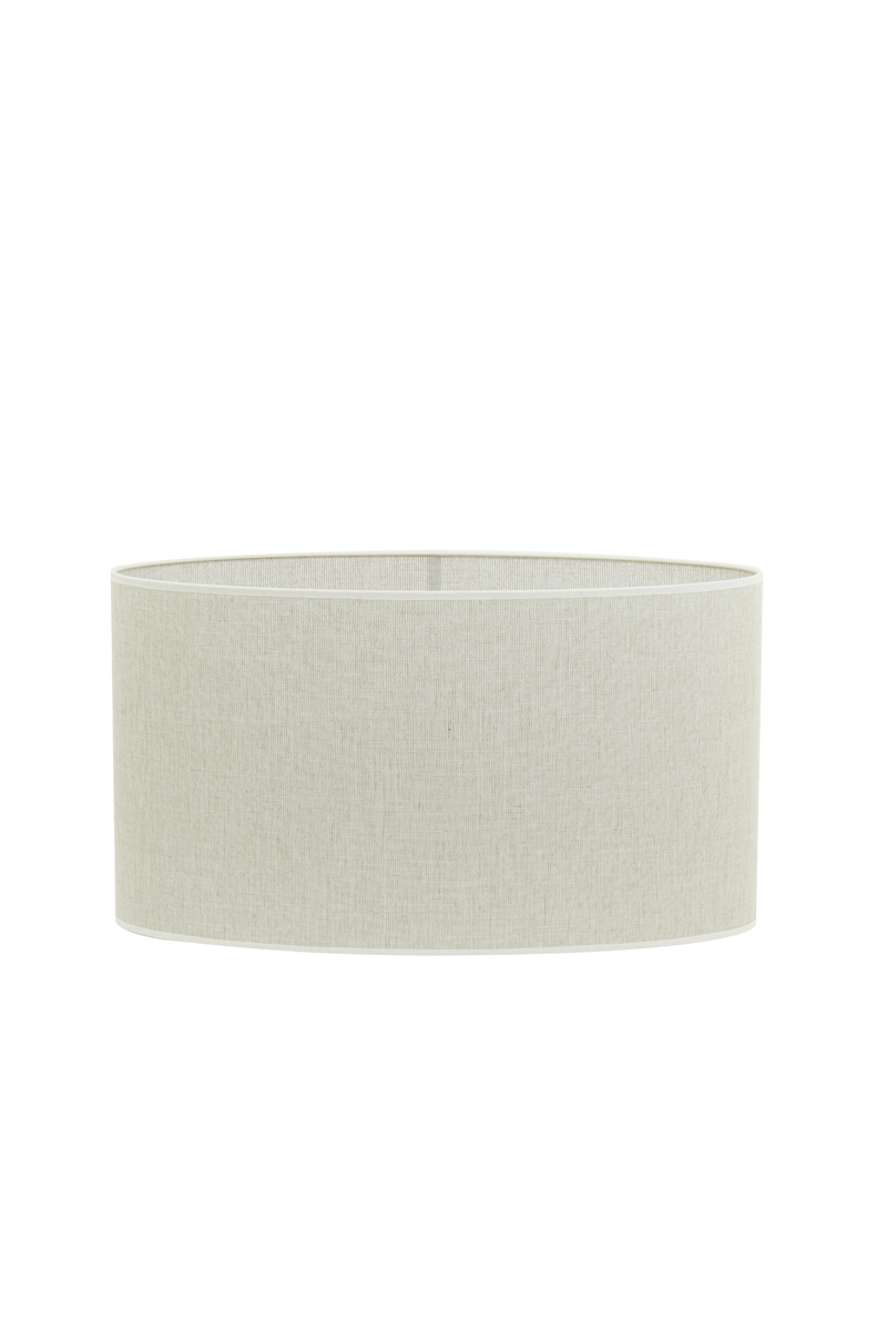 Shade oval straight slim 58-24-32 cm BRESKA pearl white