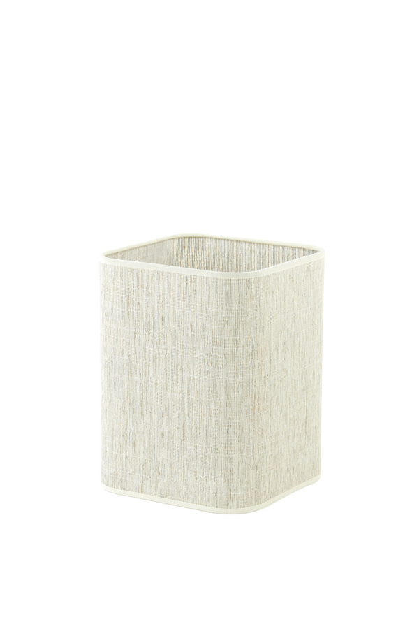 Shade square round high 20-20-26 cm BRESKA pearl white