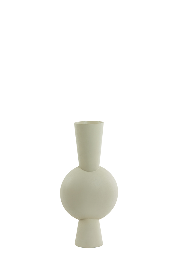 Vase 15x12,5x53 cm KAVANDU light grey