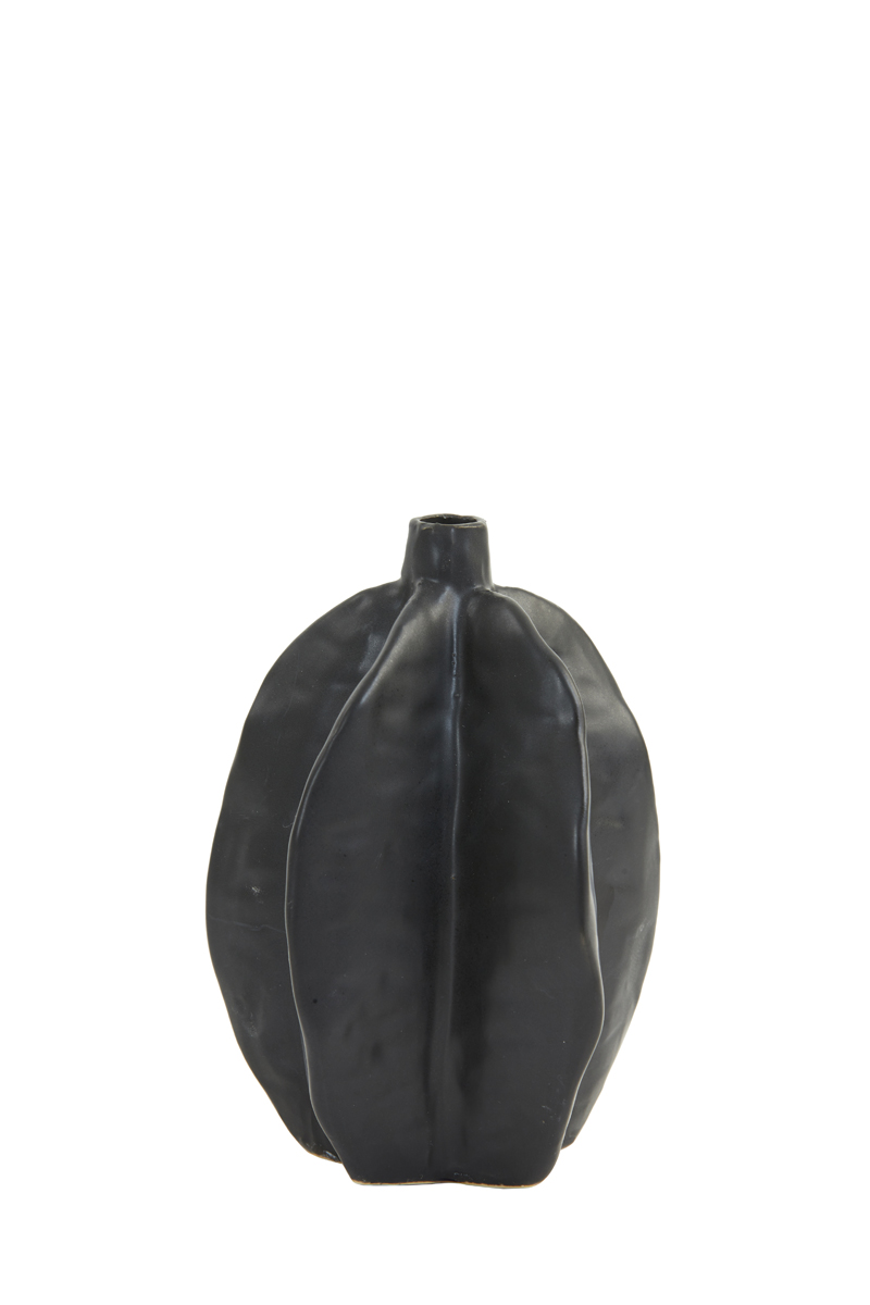 Vase deco Ø9,5x13 cm AKOSI ceramics matt black