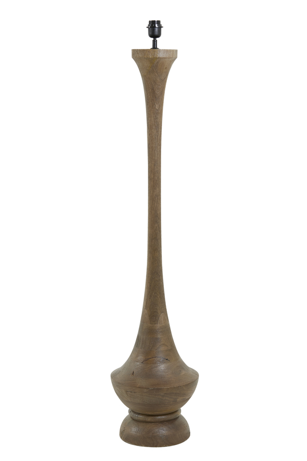 Floor lamp Ø30x130 cm NICOLO wood matt dark brown