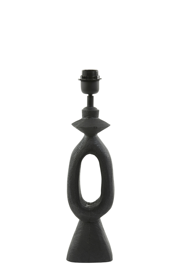 Lamp base 11x9x35 cm DJANGO wood matt black