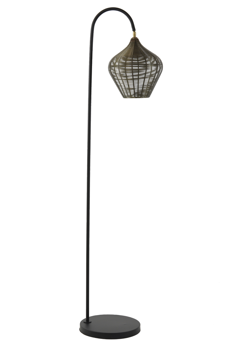 Floor lamp 35x30x160 cm ALVARO antique bronze+matt black