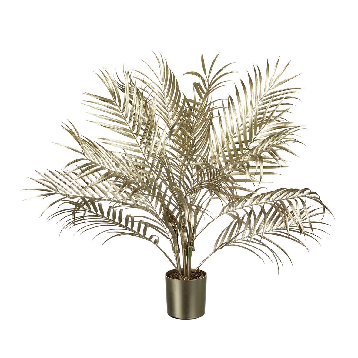 Potted Tree Ø30x90 cm PALM champagne gold