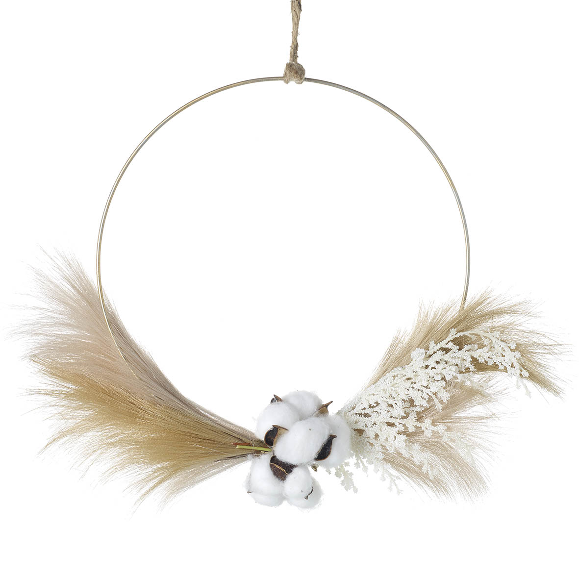 Ornament hanging 30x5x30 cm FLORALS honey