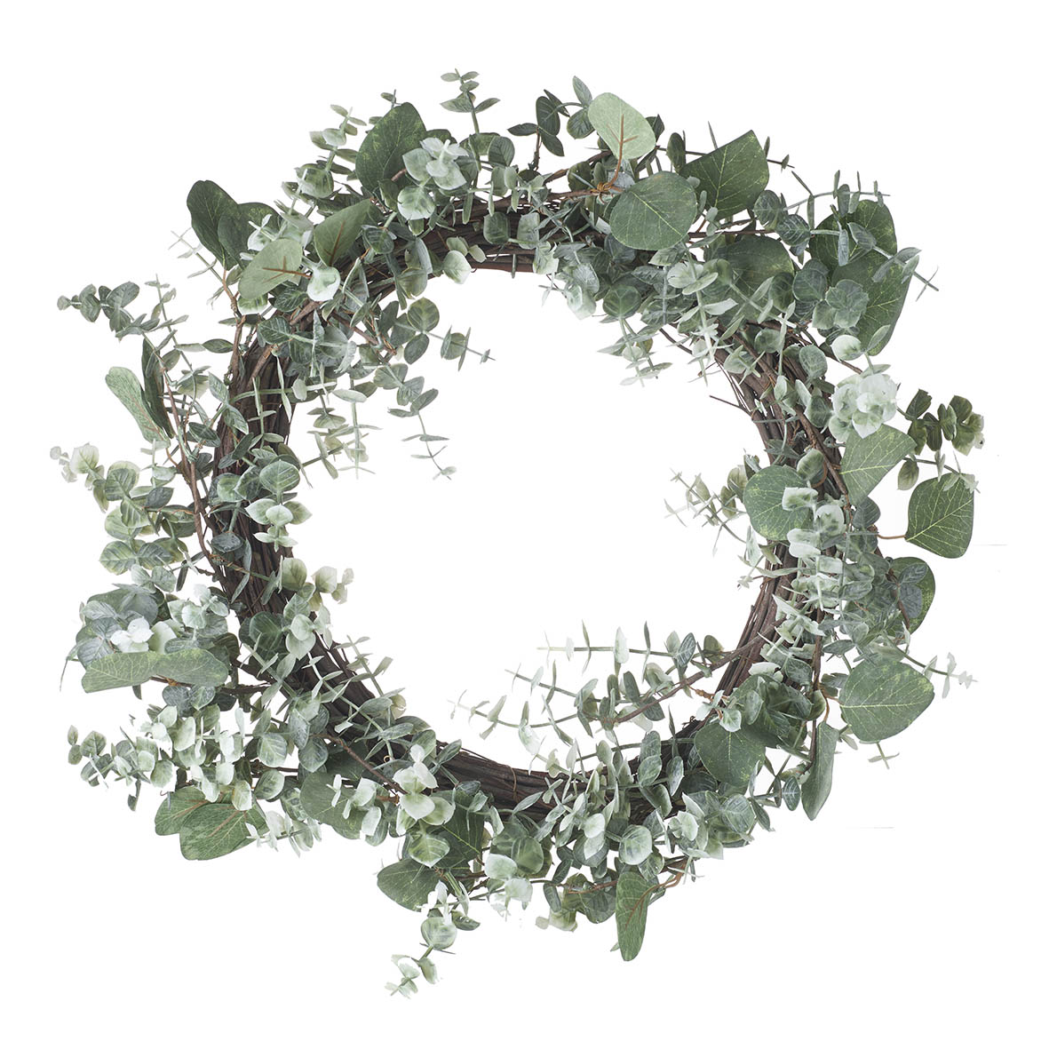 Wreath 51x8x51 cm EUCALYPTUS green
