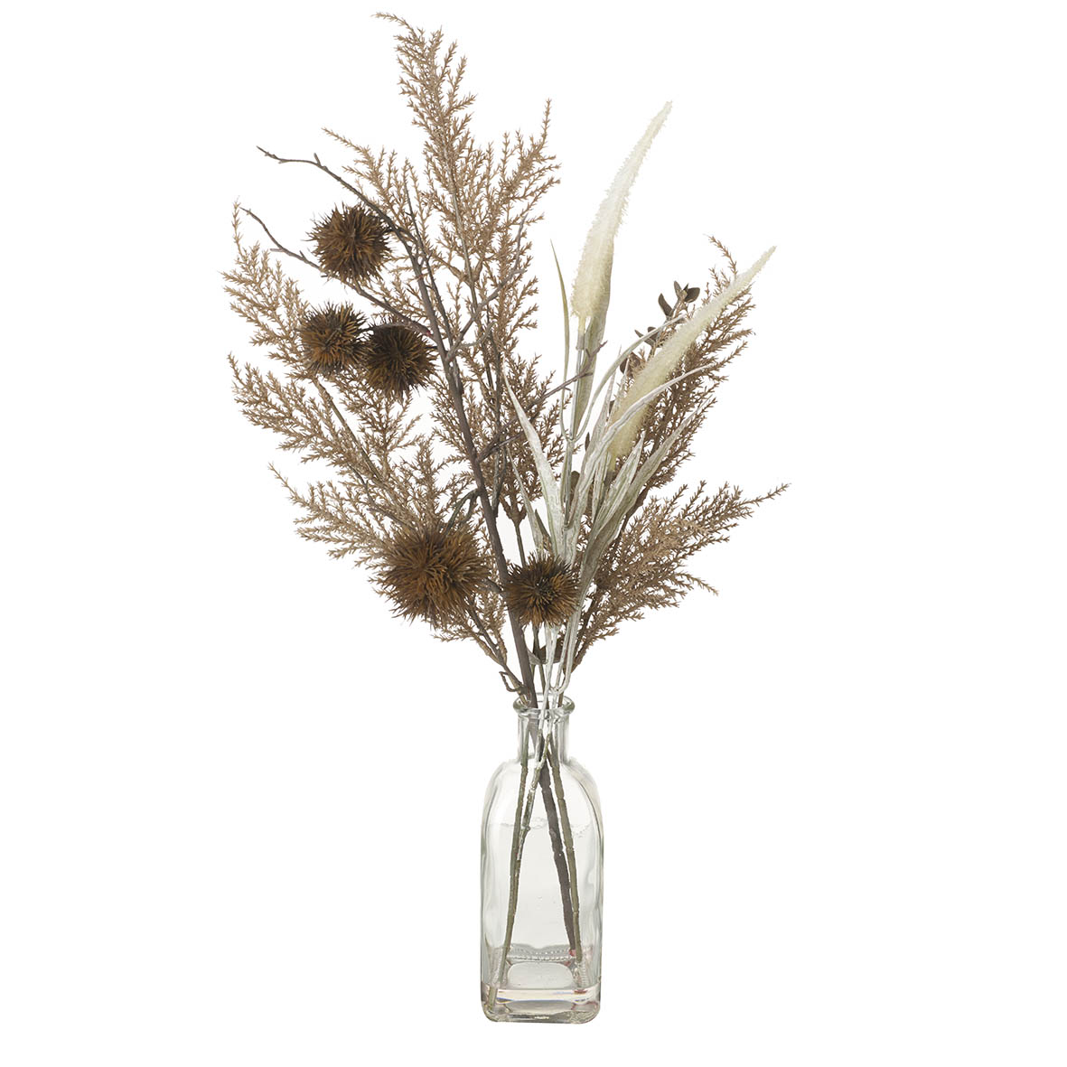 Vase 58x11x58 cm DRIED FLORAL ARRANGEMENT brown
