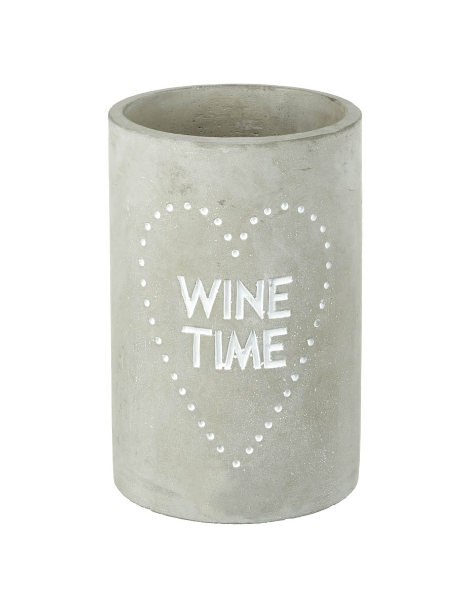 WINE COOLER WINE TIME H200MM CONC GREY