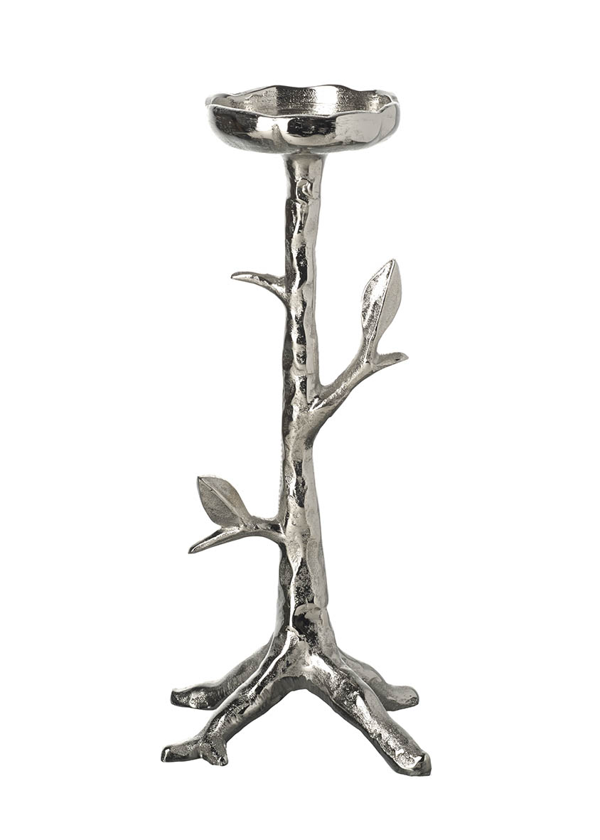 C/HLD BRANCH H350X150MM METAL SILVER