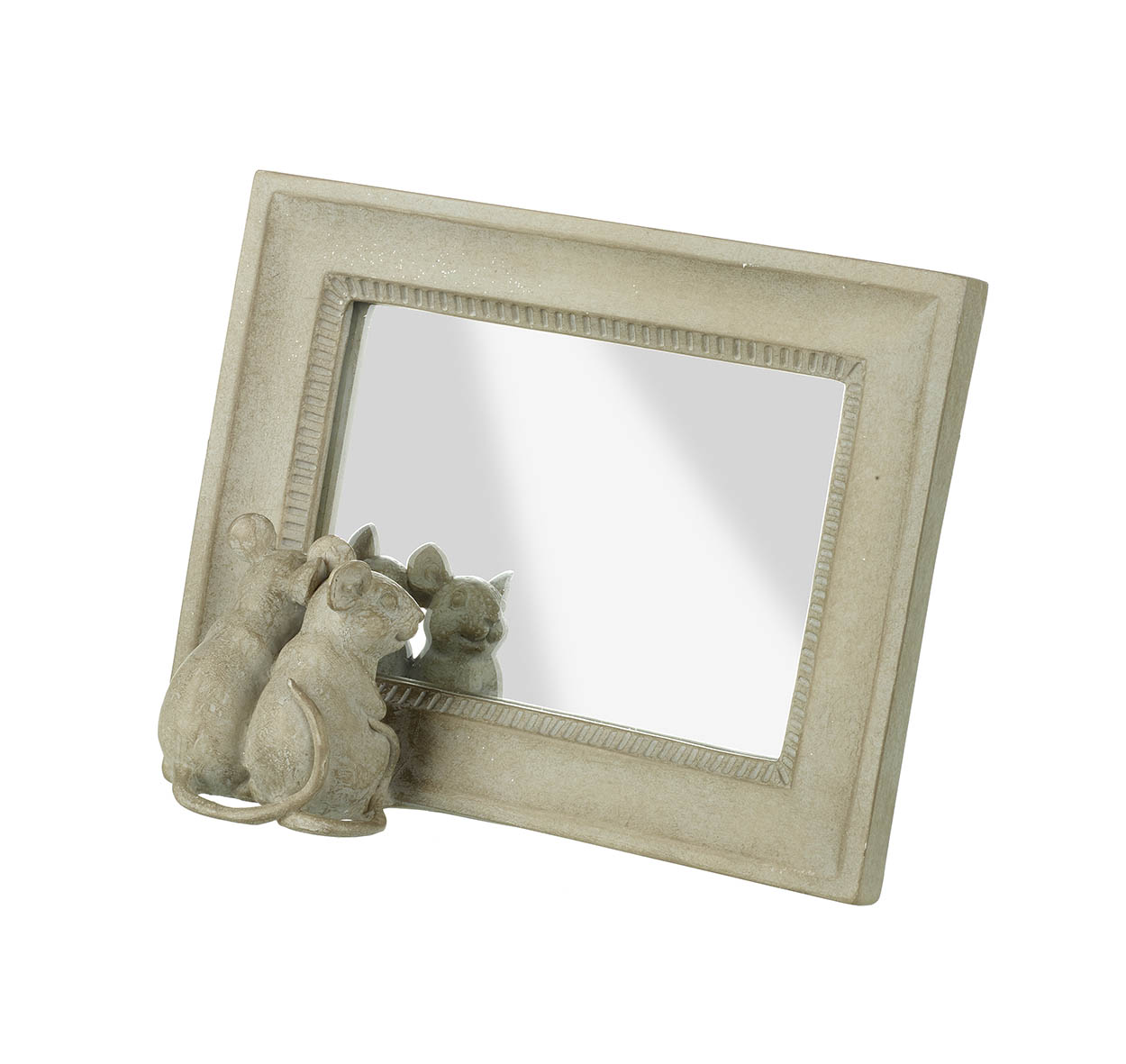 MIRROR MOUSE X2 H160X200MM LIGHT BROWN