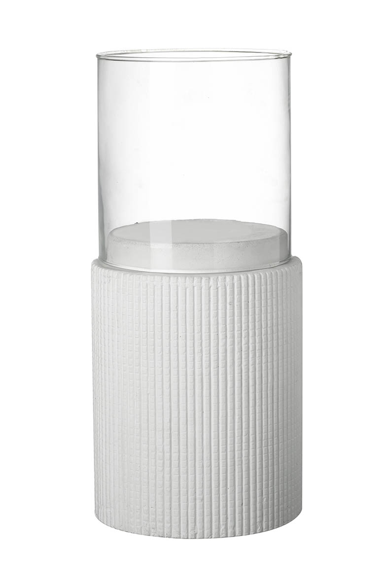 HURRICANE EMERY H360X160MM CERM/GLASS WHITE