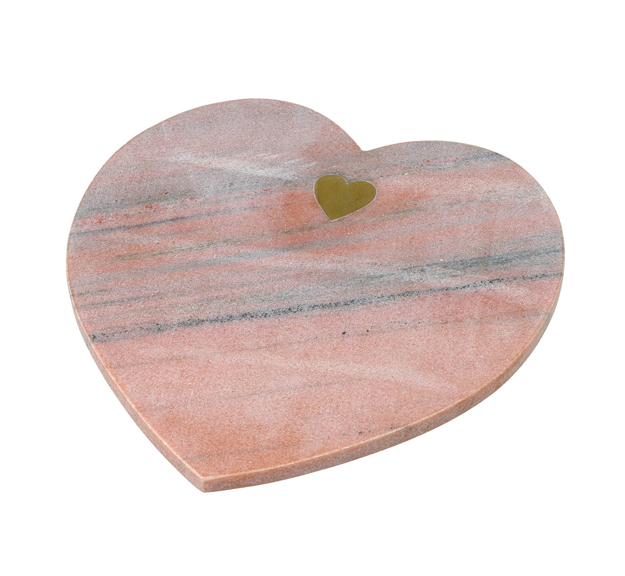 HEART BOARD BLUSH H290X280MM MARBLE