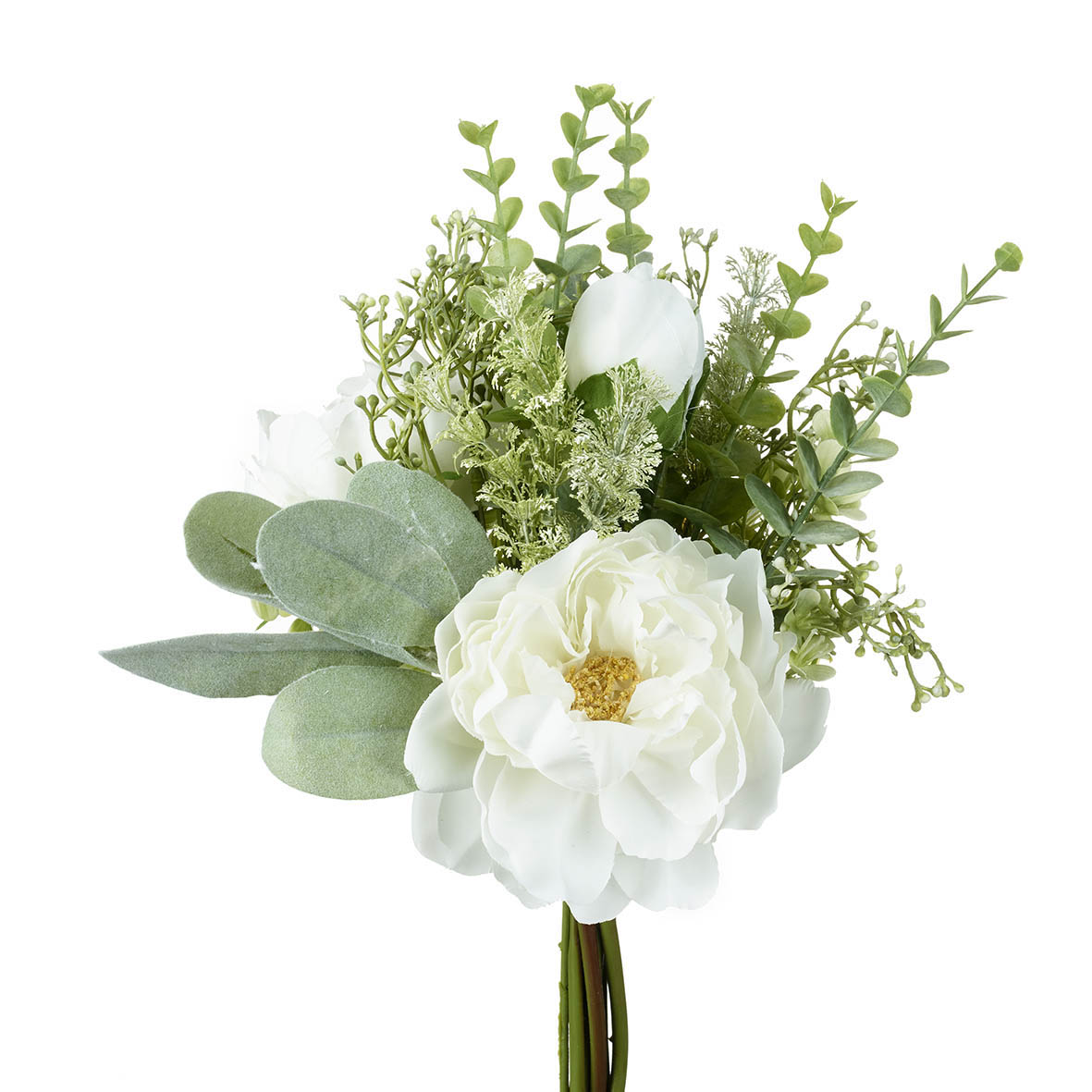 Floral Bouquet 25x20x40 cm PEONY white