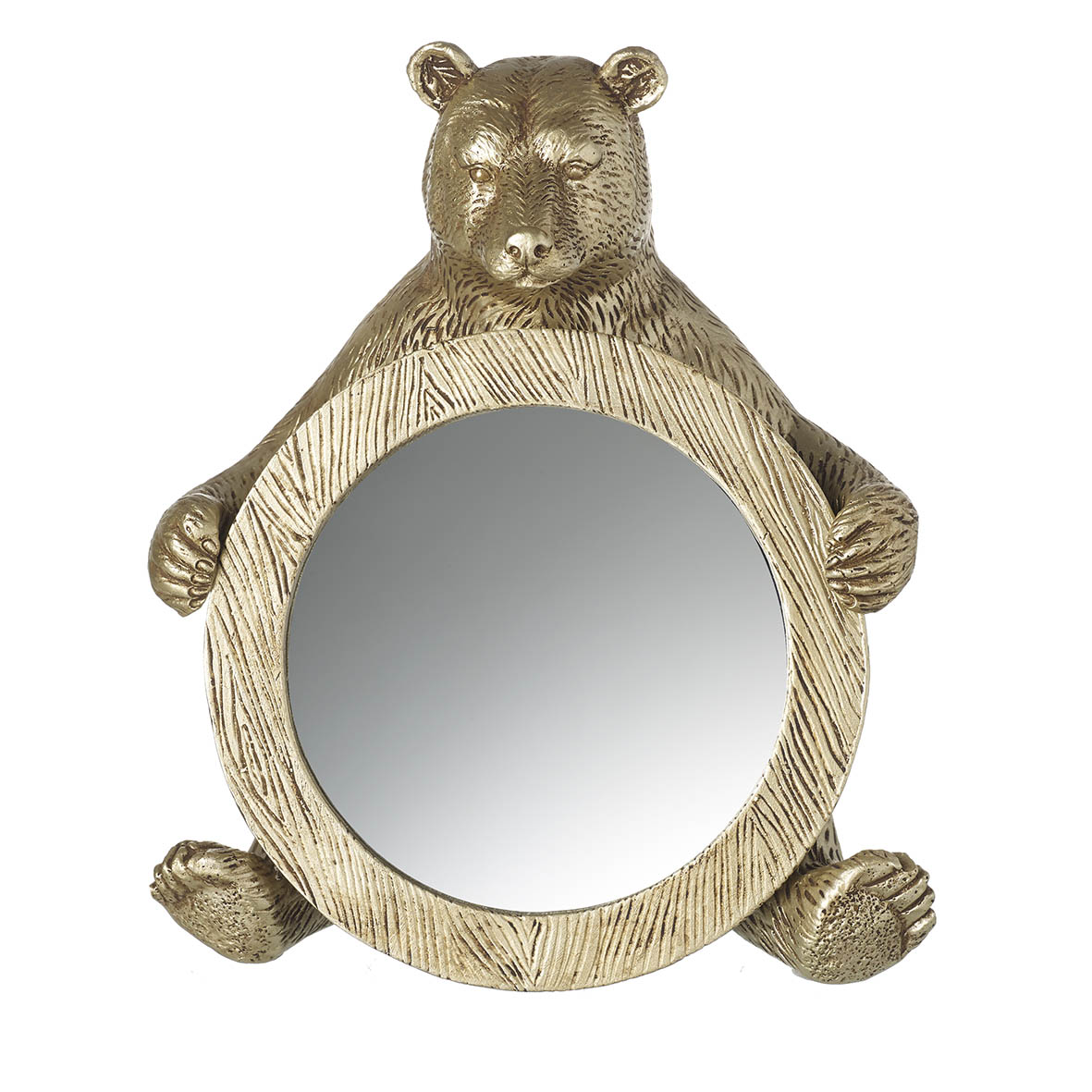 Mirror 18x13x20 cm BEAR gold