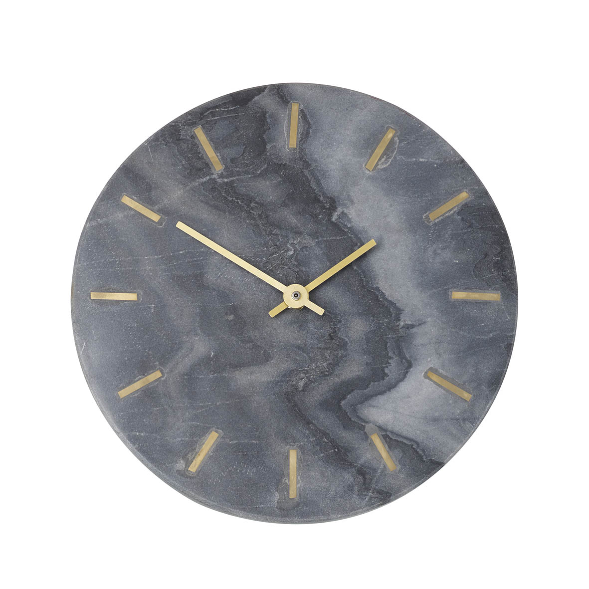 Desk Clock 21x3x21 cm MARBLE grey