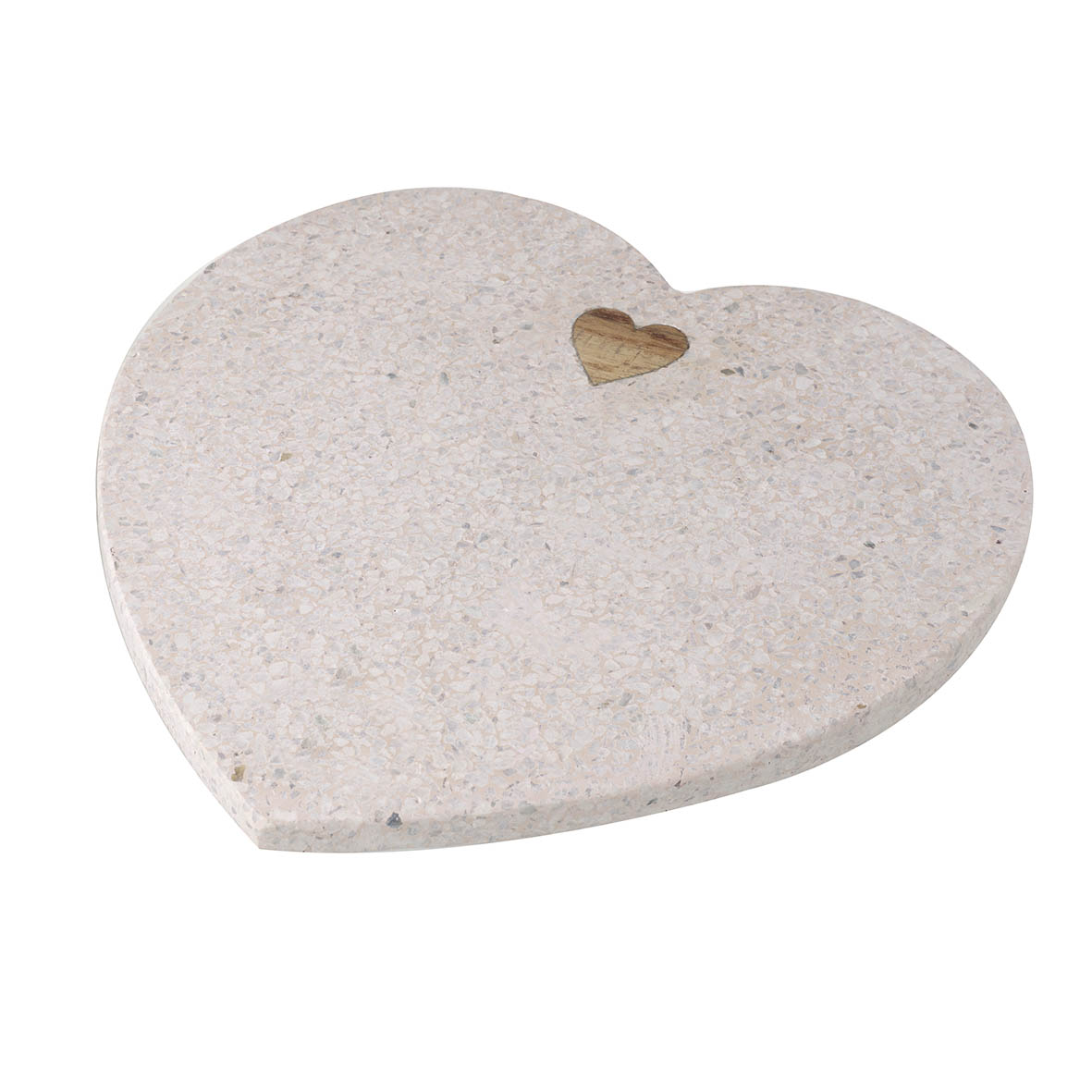 Board 29x28x1,5 cm TERRAZZO HEART pink