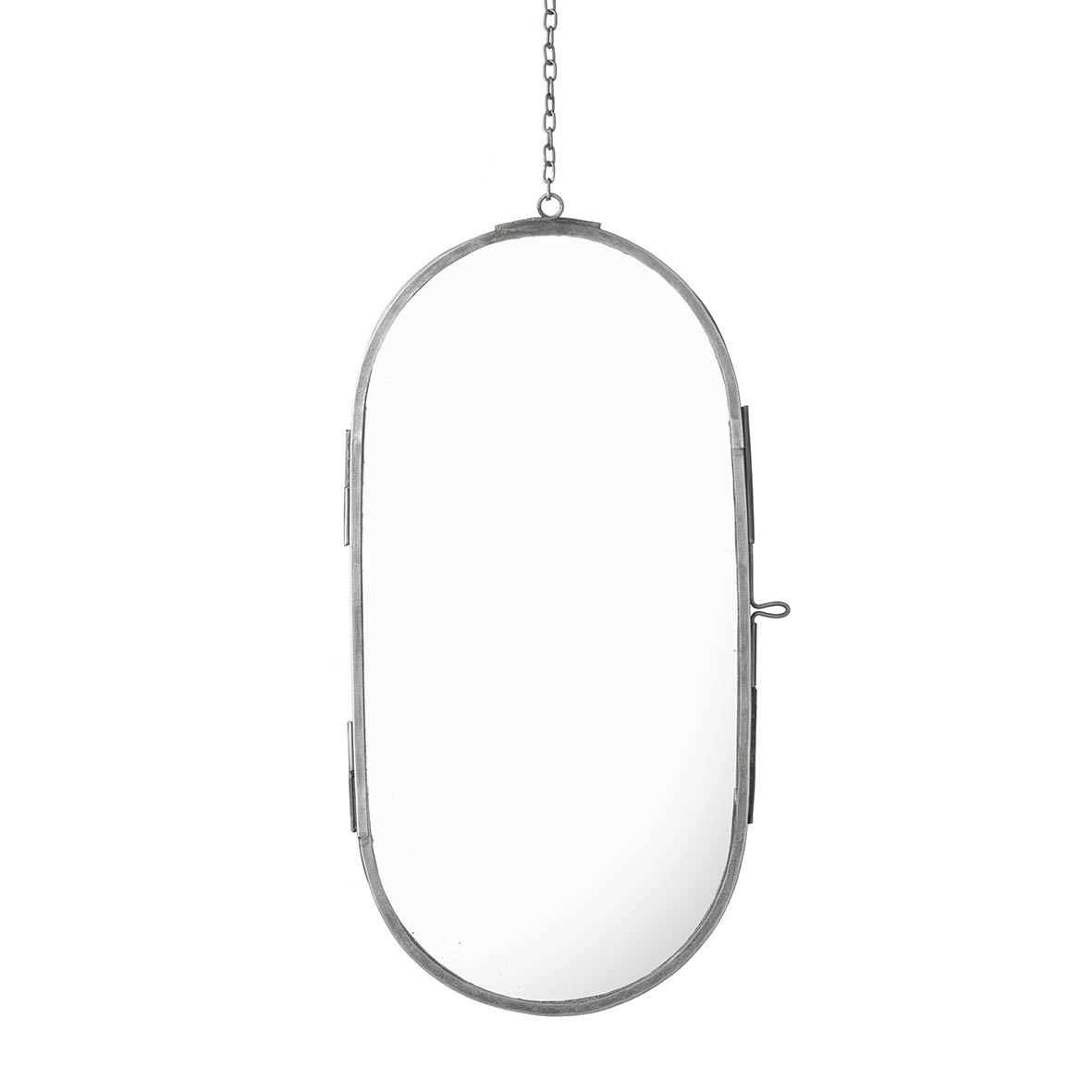 Hanging Photo Frame 28x14x1 cm OVAL grey