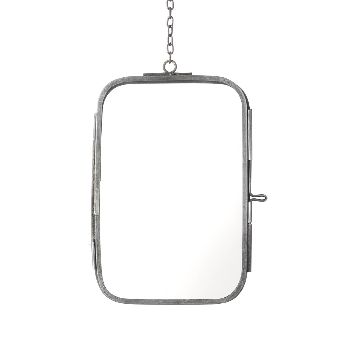 Hanging Photo Frame 16x11x1 cm CURVED grey
