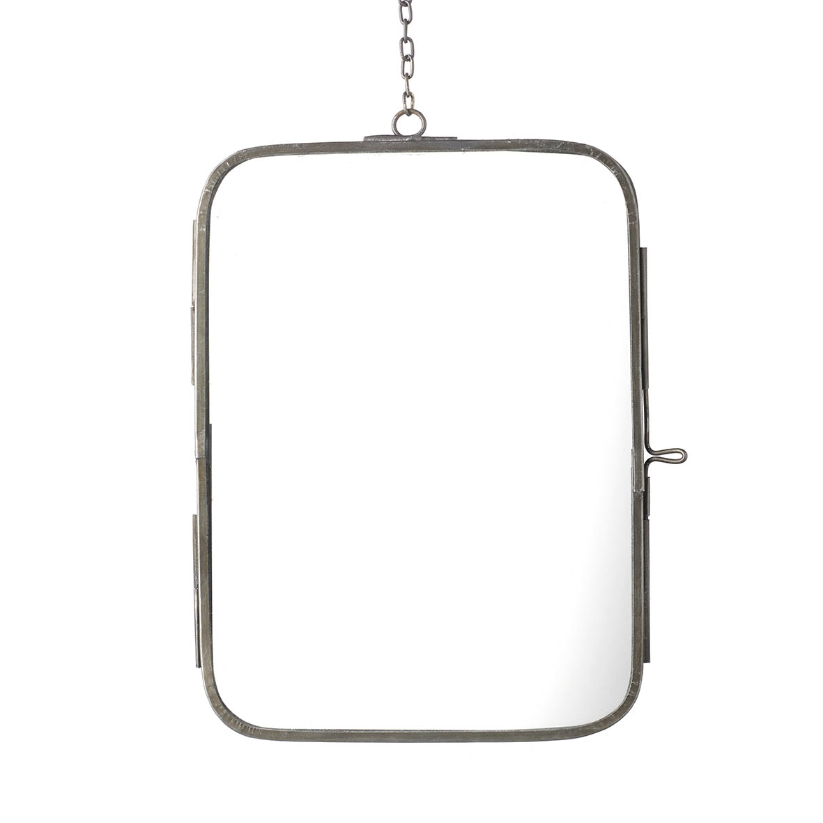Hanging Photo Frame 19x14x1 cm CURVED grey