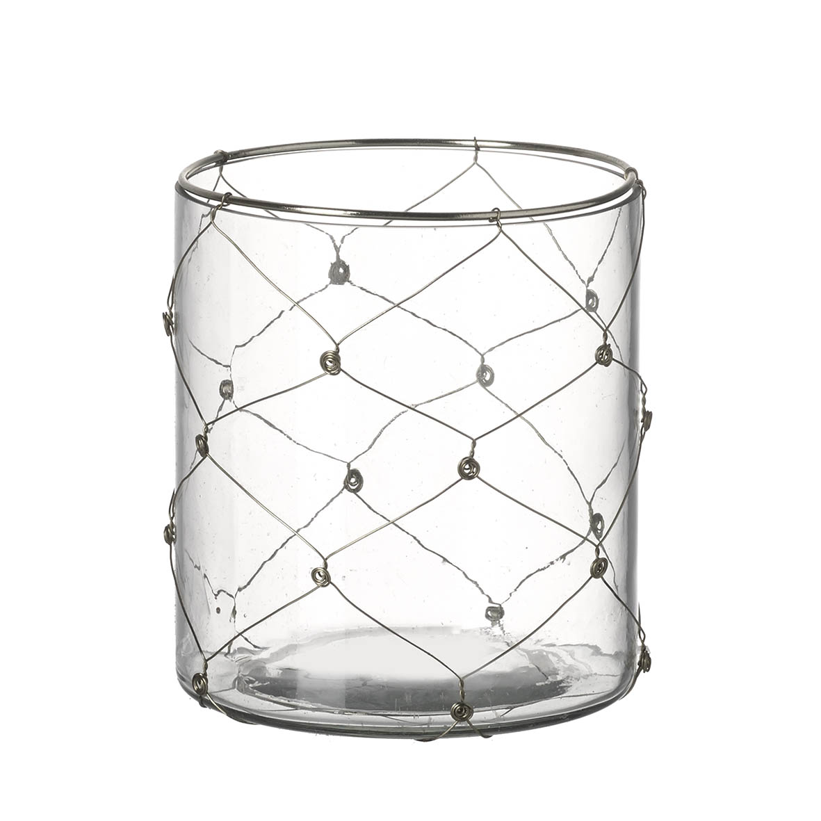 Tealight holder Ø8x9 cm ANAYA gold glass