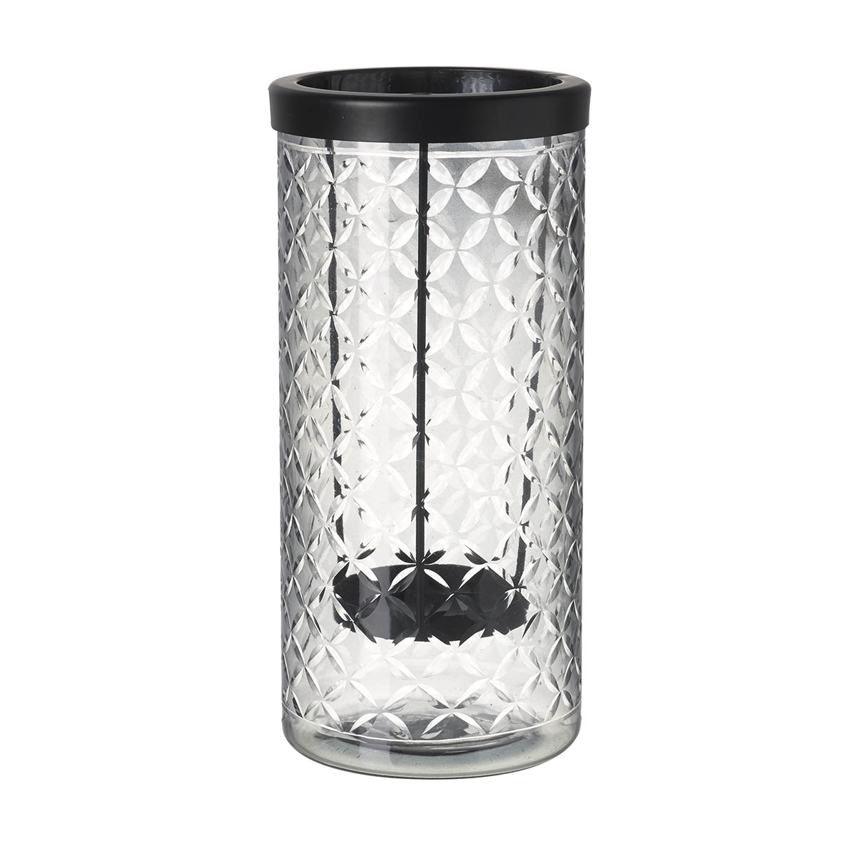 Tealight holder Ø12,5x26 cm MARTHA smoked lustre