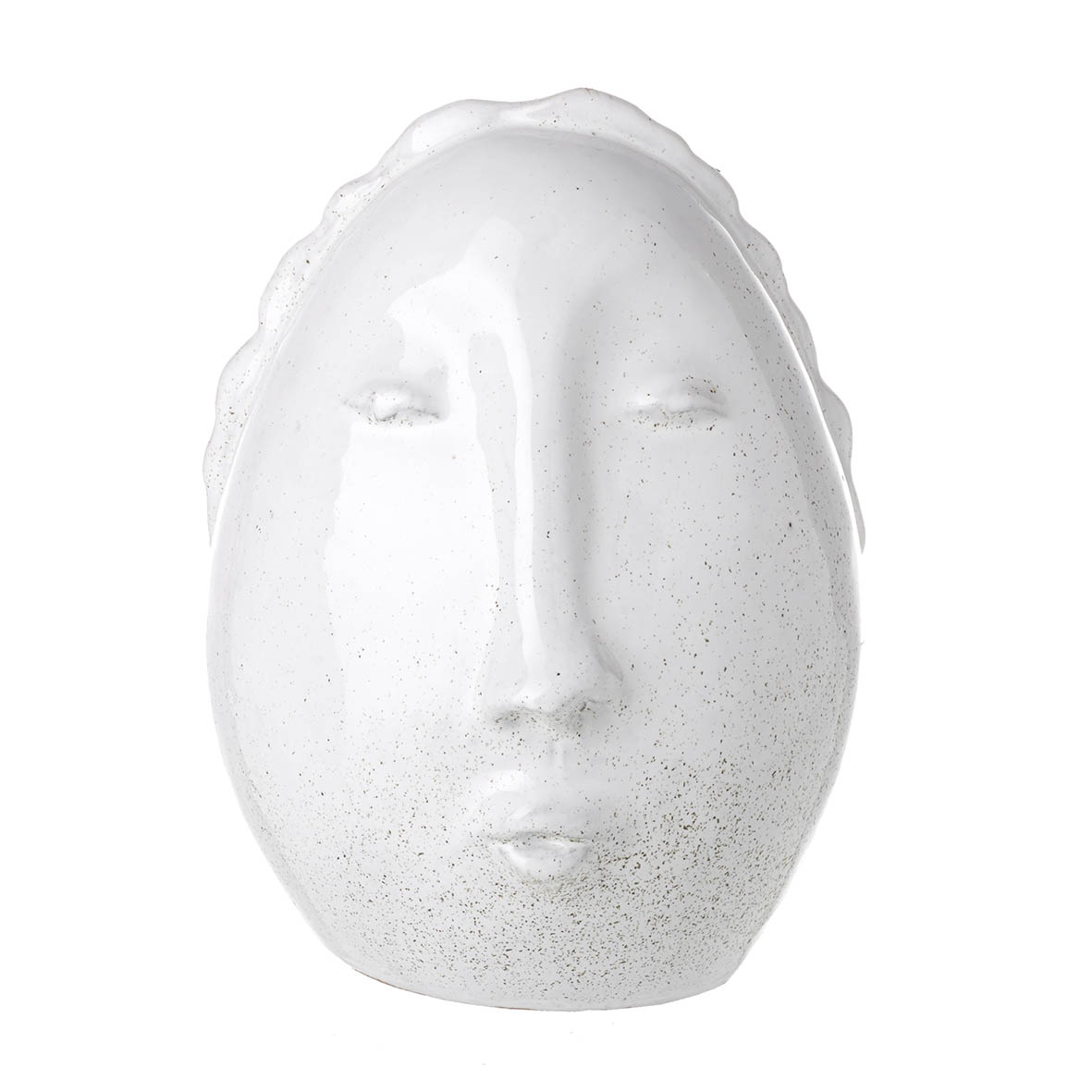 Head 18x16,5x21,5 cm AGNES white